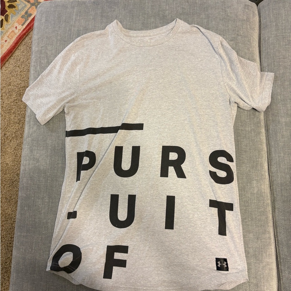 Under Armour Gray Short Sleeve Tee - Pursuit of Victory